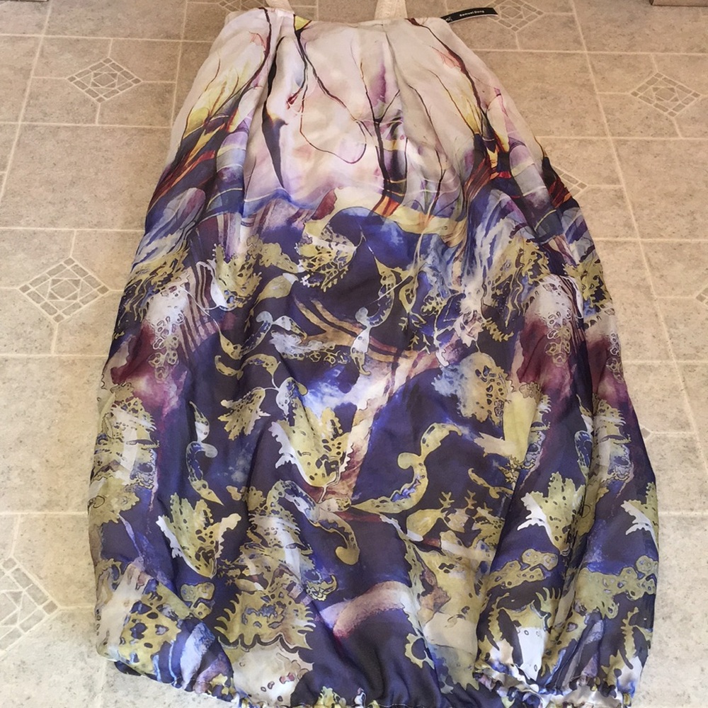SAMUEL DONG NWT OCEAN PRINT MAXI DRESS